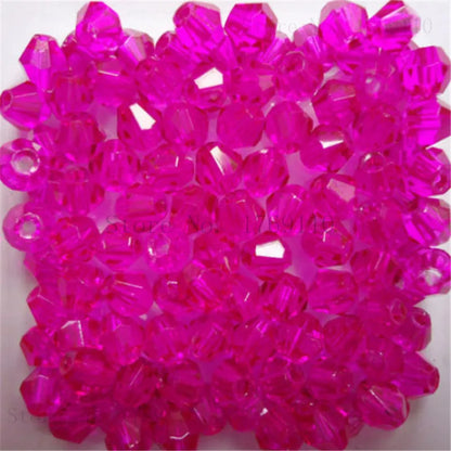Isywaka 3–8mm Austria Crystal Bicone Glass Beads – Colorful Faceted Loose Spacer Beads for DIY Jewelry Making, Bracelet & Charm Craft Supplies