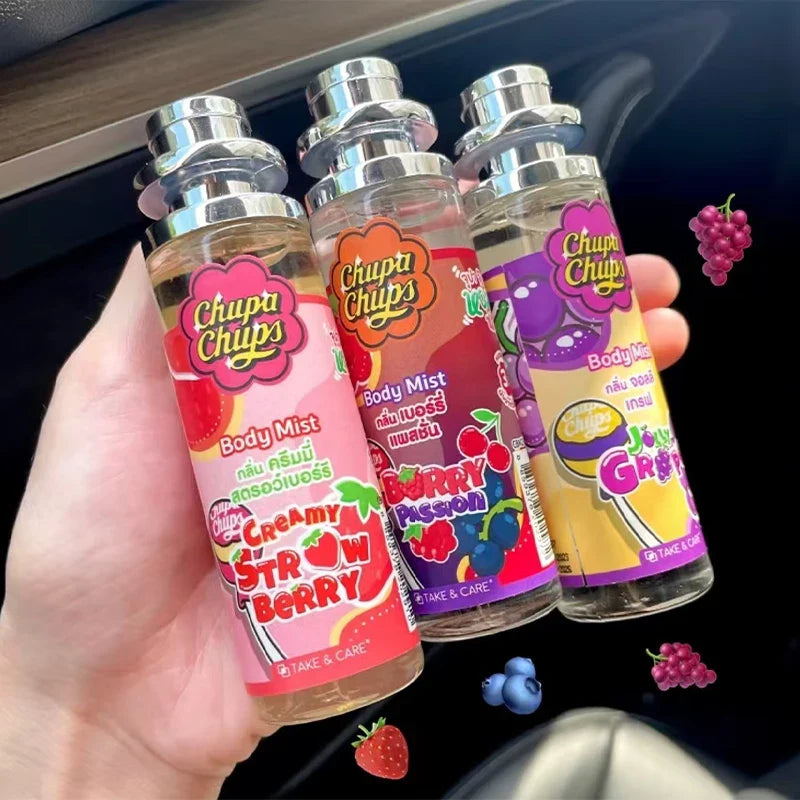 Fresh Fruit Fragrance Perfume Spray – Thai Strawberry, Cantaloupe & Grape Long-Lasting Summer Deodorant (30ml)