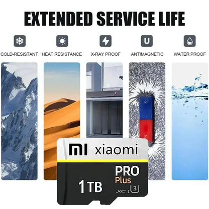 Xiaomi High-Speed SD Memory Card – 128GB, 256GB, 512GB, 1TB, 2TB Class 10 Micro TF Card for Nintendo Switch, PC & Smartphone
