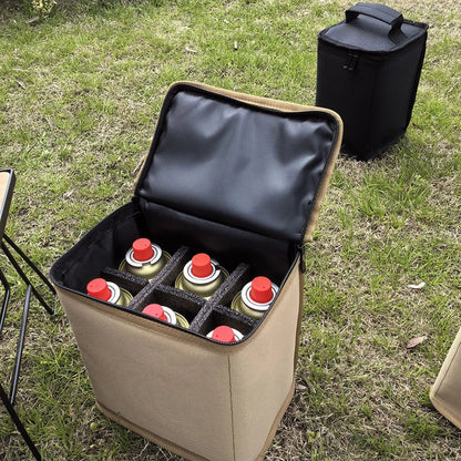 Portable Camping Gas Tank Storage Bag – Protective, Anti-Collision Fuel Cylinder Carrying Case for Outdoor Cooking