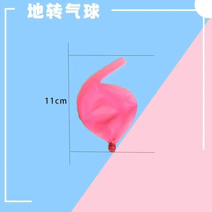10PCS Thickened 10 Inch Ground Spin Balloon Toys – 2.5g Gyro Turning Party Balloons for Kids Birthday & Wholesale Fun