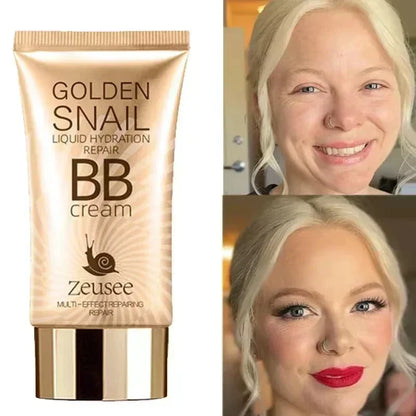 BB Cream Liquid Foundation – Full Coverage Natural Concealer Makeup Base, Long-Lasting Oil Control Face Cosmetics for Women