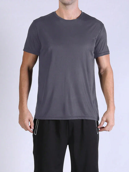 5PCS Men’s Quick Dry Sports T-Shirts – Ultralight Breathable Workout Tops for Running, Training & Gym