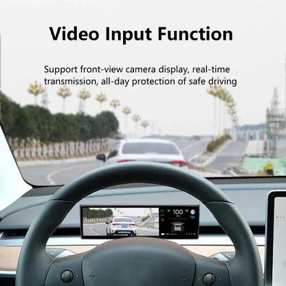 Carbar 8.8" Smart Dashboard Touch Screen – Wireless CarPlay & Android Auto for Tesla Model 3 & Y, Free Air Vent Camera