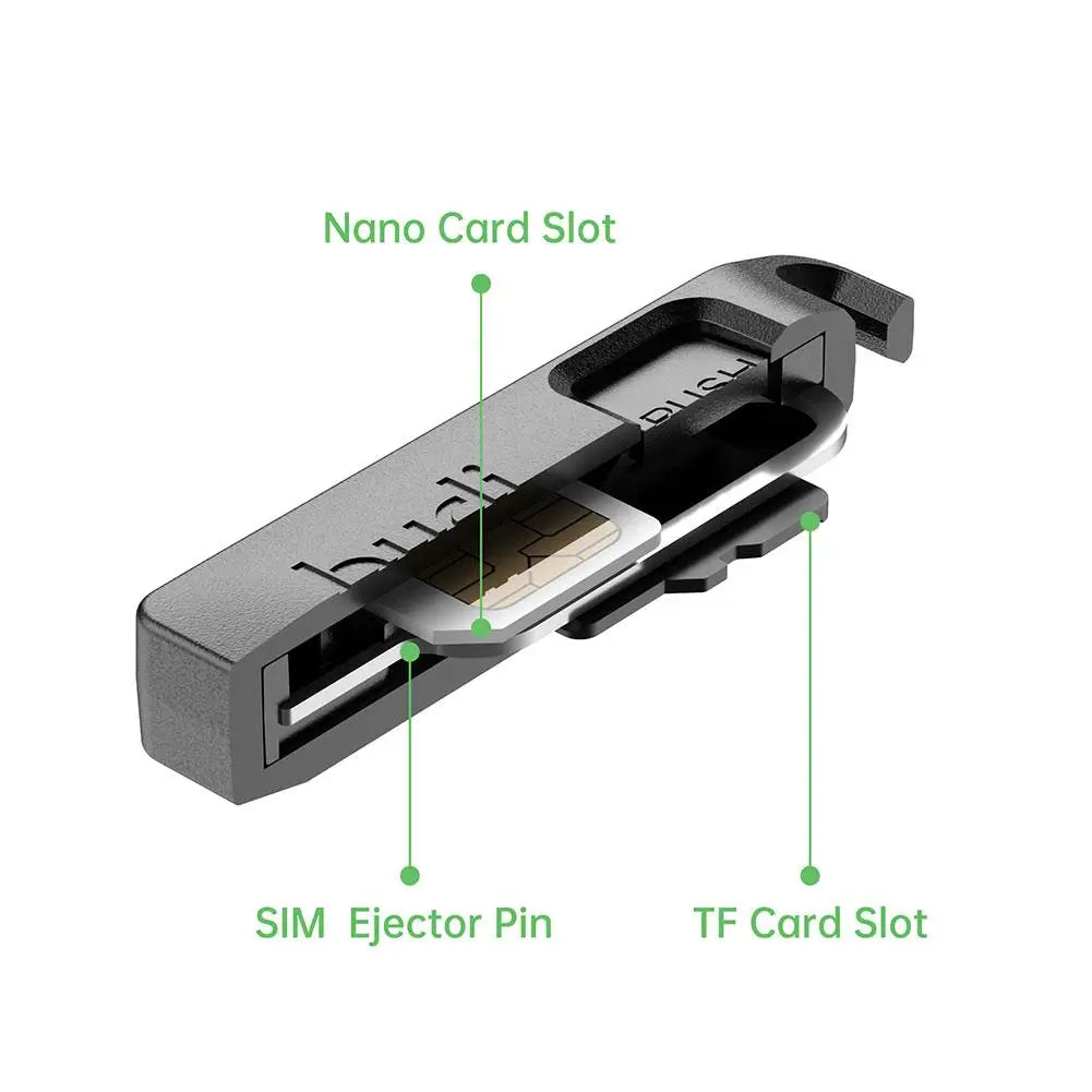 Multi-Function Card Slot Storage Box – TF & SIM Card Ejector with Lanyard, Universal SIM Slot for Huawei & More