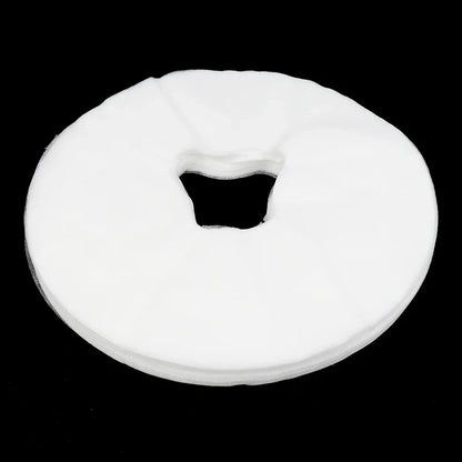 100pcs Disposable Massage Table Headrest & Face Cradle Covers – Pillow & Cushion Protectors