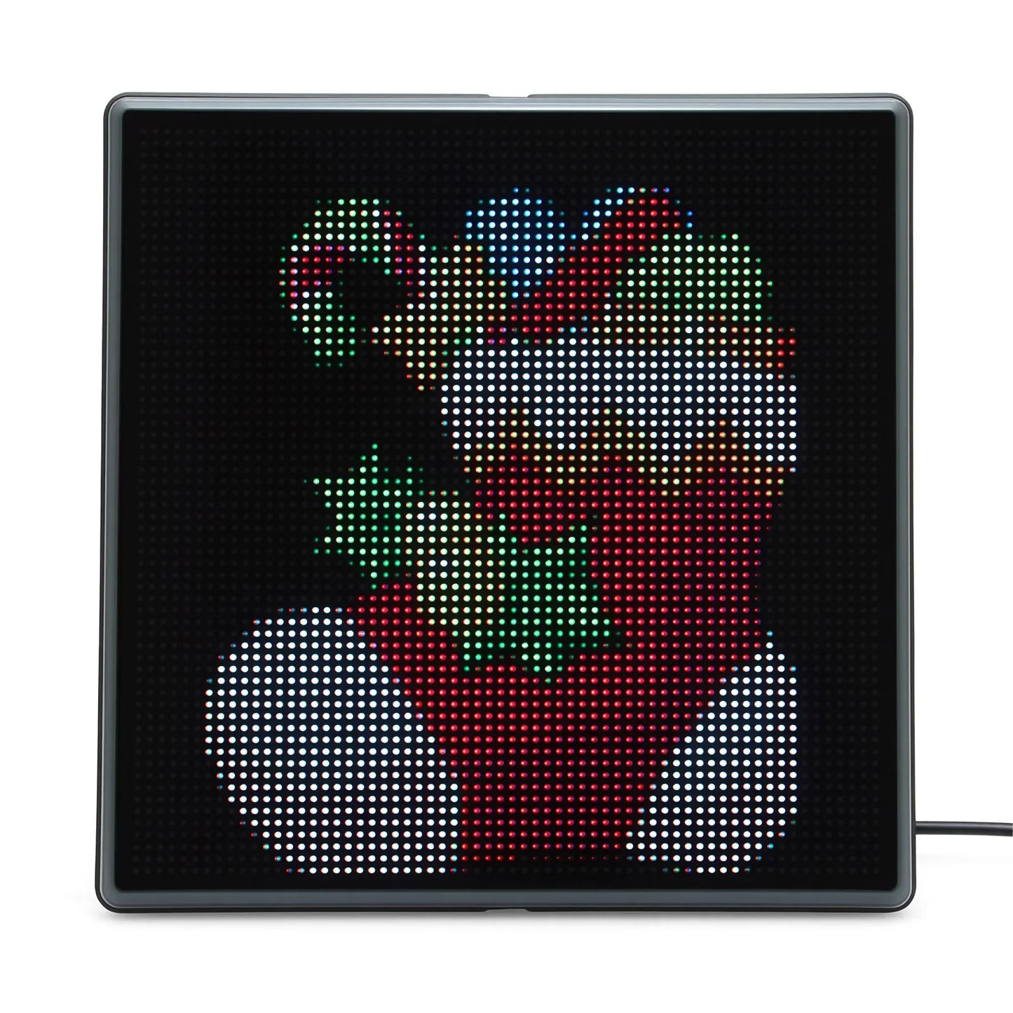 RGB LED Pixel Display Panel Lamp – 16x16 / 32x32 / 64x64 Programmable App Control Creative Art Screen Night Light for Anime & Gaming Room Decor