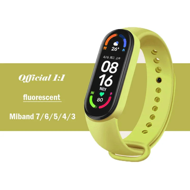 Silicone Strap for Xiaomi Mi Band 3-7 NFC – Sport Replacement Wristband Bracelet