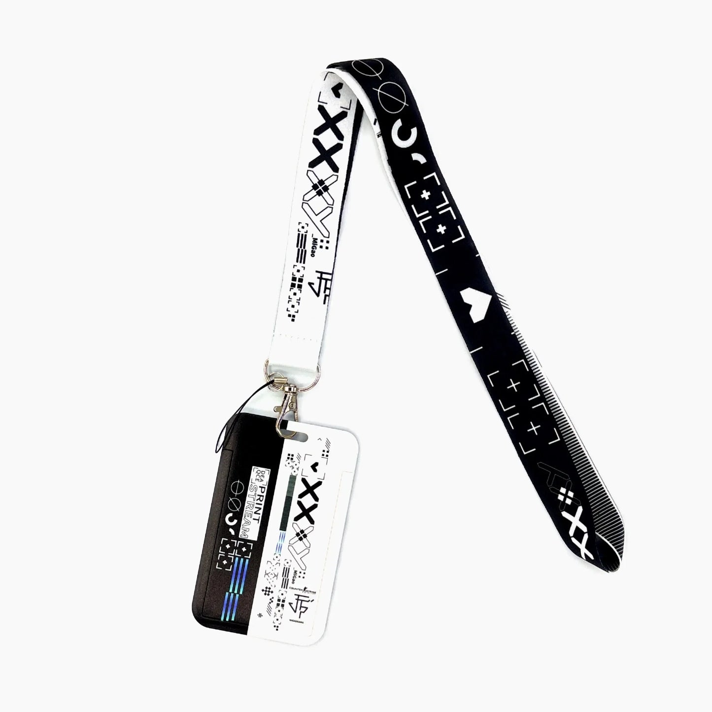 Gamer ID Card Holder Lanyard — Cool Credential Neck Strap & Badge Keychain for Men & Women