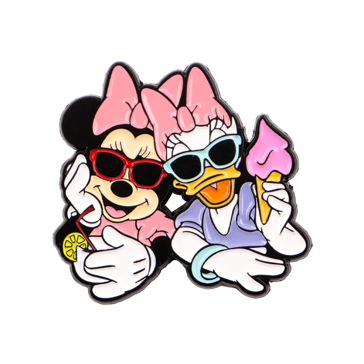 Cartoon Movie Enamel Lapel Pins — Lion, Cat & Duck Brooches for Backpacks, Clothes, DIY Metal Badge Jewelry Accessories