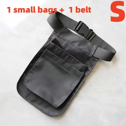 Multifunctional Outdoor Hiking Waist Pack – Large Capacity Canvas Multi-Pocket Mountaineering Apron Bag for Travel & Camping