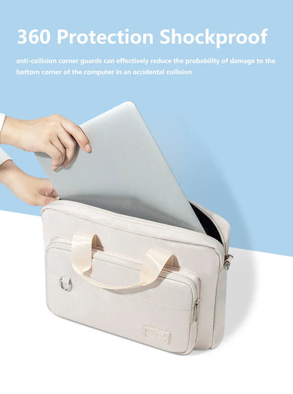 Universal Laptop Shoulder Bag for Men and Women - Fits 13, 14, 15.6 Inch Models Including MacBook Air/Pro and Surface - Compatible with Acer, ASUS, Toshiba