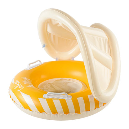 Inflatable Kids Swim Seat - Tear-Resistant Pool & Beach Water Toy with Fun Car Horn Design for Children