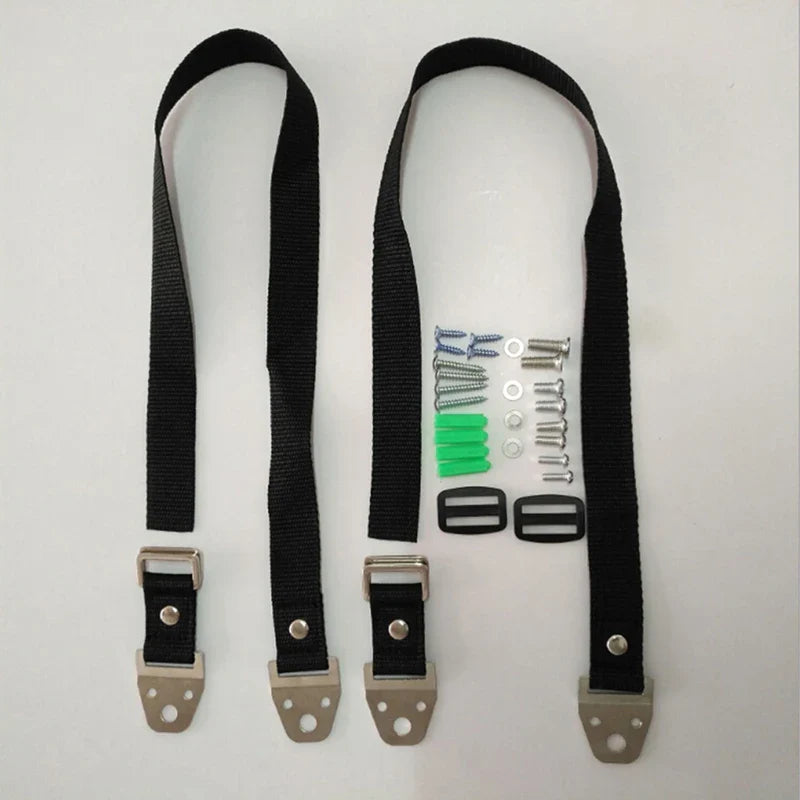 High-Quality Baby Safety Lock - 2pcs/Lot Anti-Tip Straps for Flat TV and Furniture Wall, Child Lock Protection