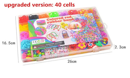 Creative Rainbow Loom Bands Set – Colorful DIY Rubber Bracelet Making Kit for Girls’ Crafts & Birthday Gifts