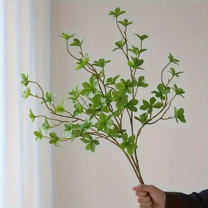 Real Touch Gel Artificial Green Plant Branch – Simulation Decorative Plant for Home, Office, Hotel & Wedding Party Decor