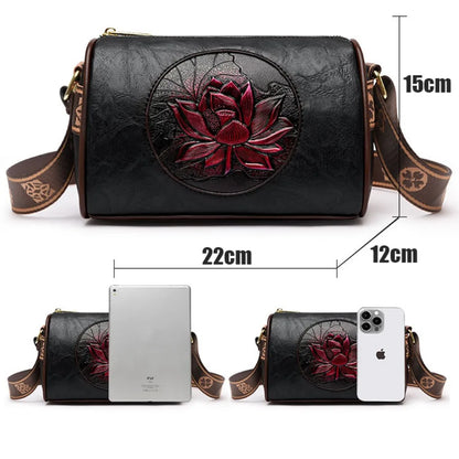 Casual Women’s Handbag – Soft Leather Shoulder & Crossbody Bag, 2024 Fashion Print Messenger Tote Bag Sac A Main