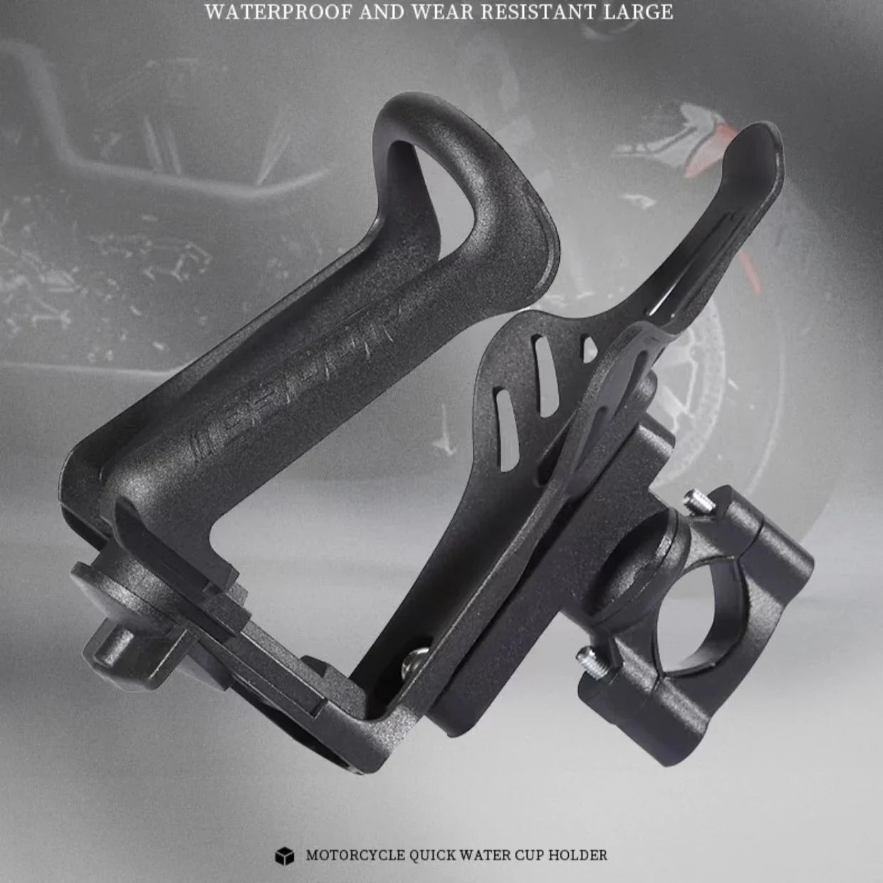 Adjustable Drink Bottle Holder – Universal Cup Holder for Motorcycle, Scooter, ATV, and Bike