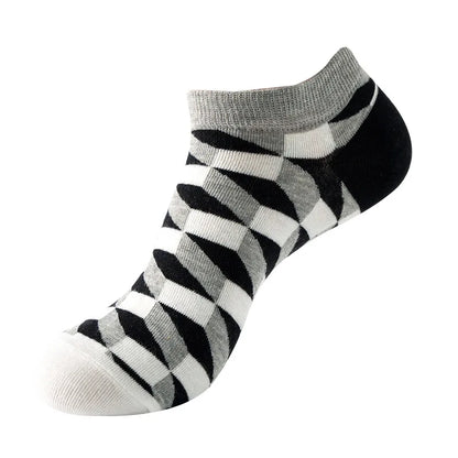 Combed Cotton Ankle Socks for Men & Women - Funny Beer, Fruit & Food Novelty Low Cut Socks (EU 38-43)