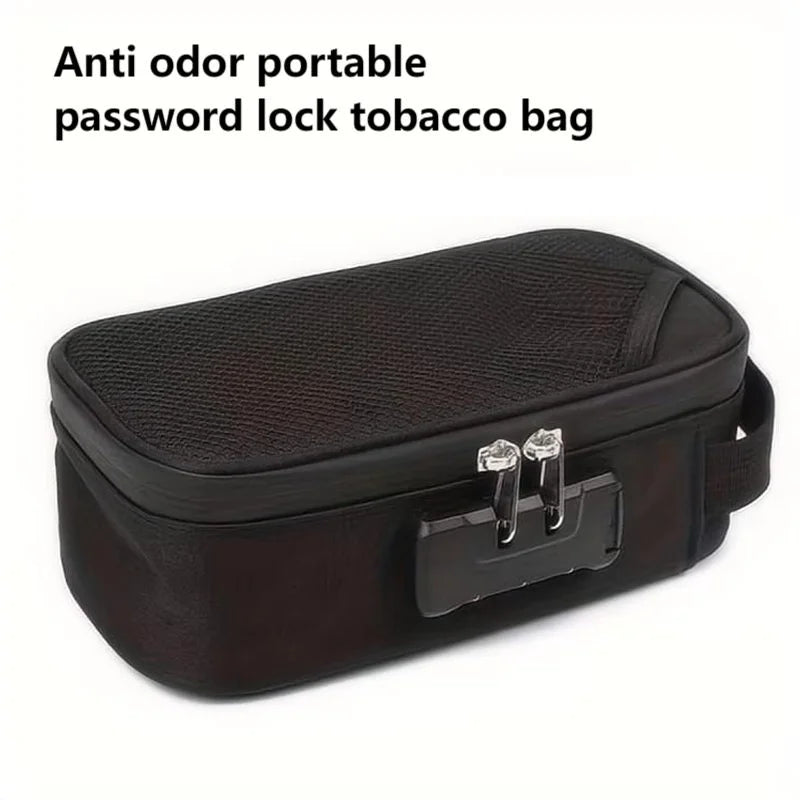 Large-Capacity Smell Proof Bag with Lock — Activated Carbon Deodorizer Portable Pipe Storage Bag
