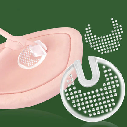 Invisible Flip-Flop Gel Pads – Anti-Slip, Anti-Wear Foot Cushions & Toe Separators for Men and Women