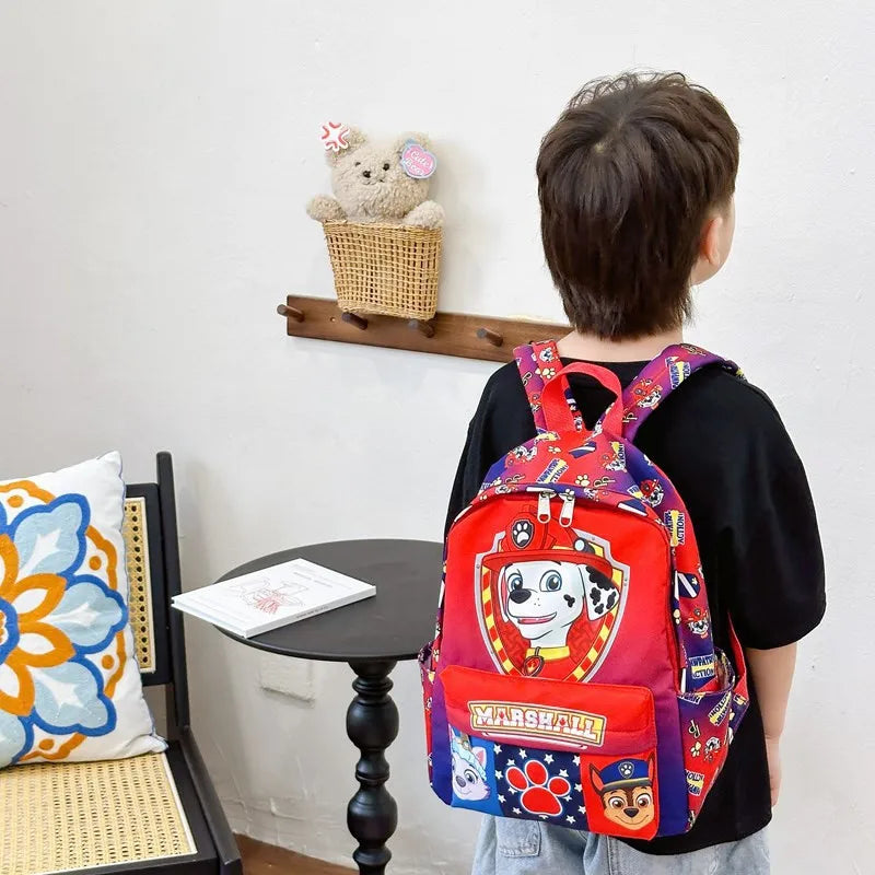 PAW Patrol Skye and Chase Backpack - Cute Anime Schoolbag for Kids - Boys and Girls Puppy Patrol Toy Gift
