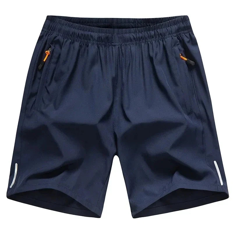 Men's Summer Sports Shorts - Quick-Dry Breathable Ice Silk Running Gym & Beach Shorts