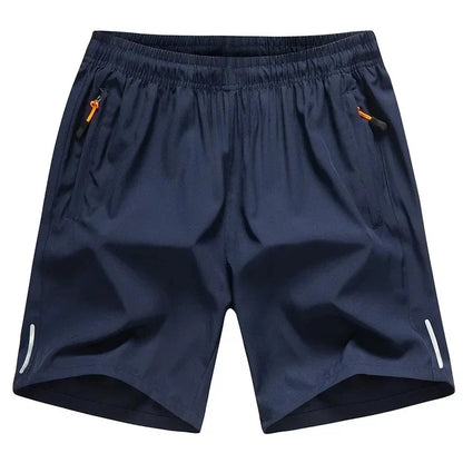 Men's Summer Sports Shorts - Quick-Dry Breathable Ice Silk Running Gym & Beach Shorts