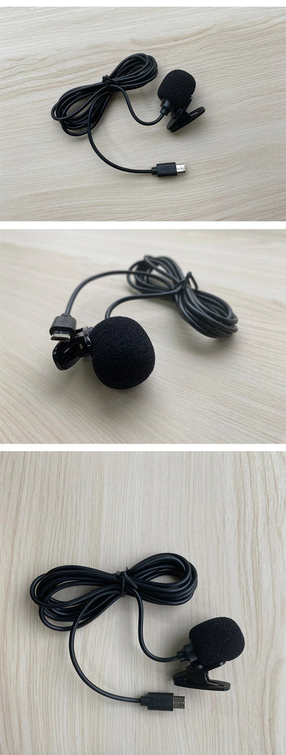 High-Fidelity External Microphone for Sport & Action Camera – 1.5M Micro USB Connector Cable (V39 V316)
