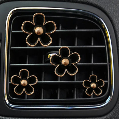 Car Air Vent Perfume Clip – Aromatherapy Freshener with Cute Flower Design