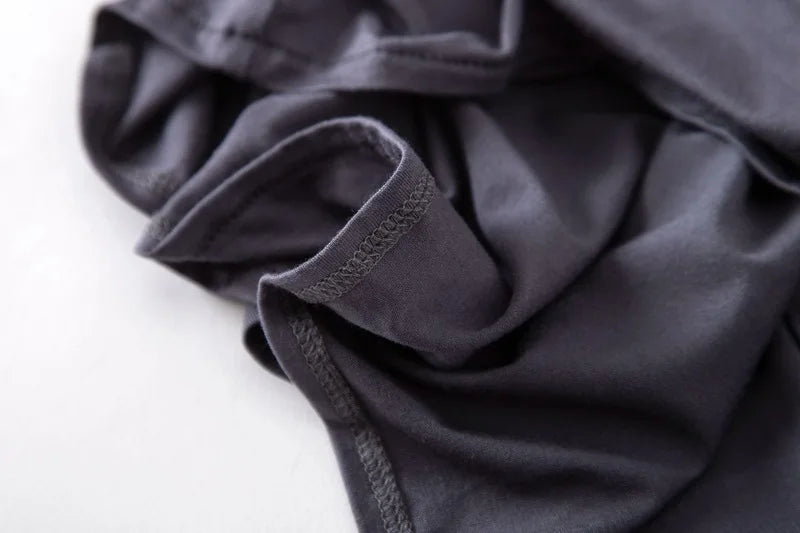 Women’s Modal Short-Sleeve Night Dress – Mid-Length Cotton Sleep Top with Buttons, Plus Size Pajamas