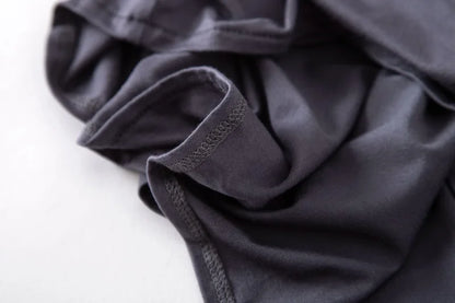 Women’s Modal Short-Sleeve Night Dress – Mid-Length Cotton Sleep Top with Buttons, Plus Size Pajamas