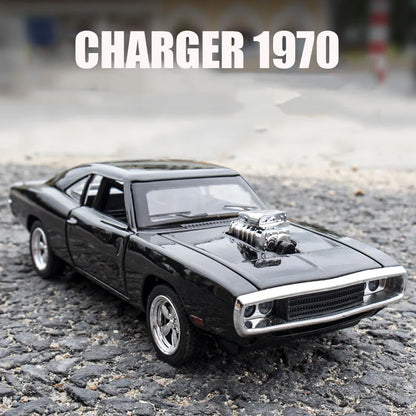 1:32 Challenger 1970 Classic Alloy Car Model – Diecast Toy Vehicle for Kids & Collector Decoration
