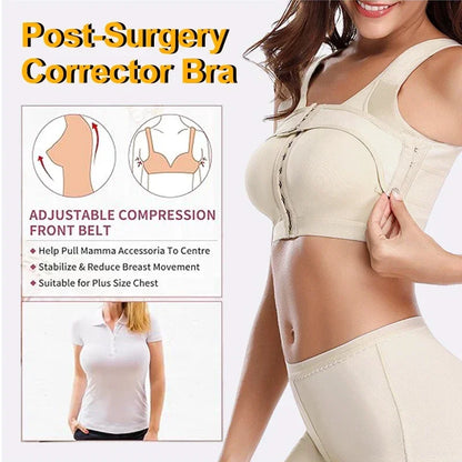 Guudia Front Hook Post-Surgery Bra – Wireless Mastectomy Recovery Bra with Front Closure & Adjustable Straps for Everyday Comfort