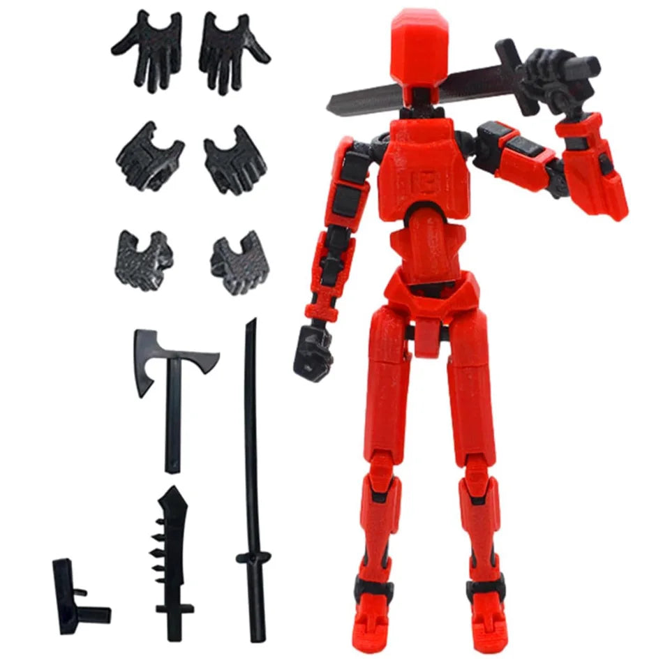 Titan 13 Action Figures – 3D Printed Multi-Jointed Movable Lucky 13 & Nova 13 Collectibles