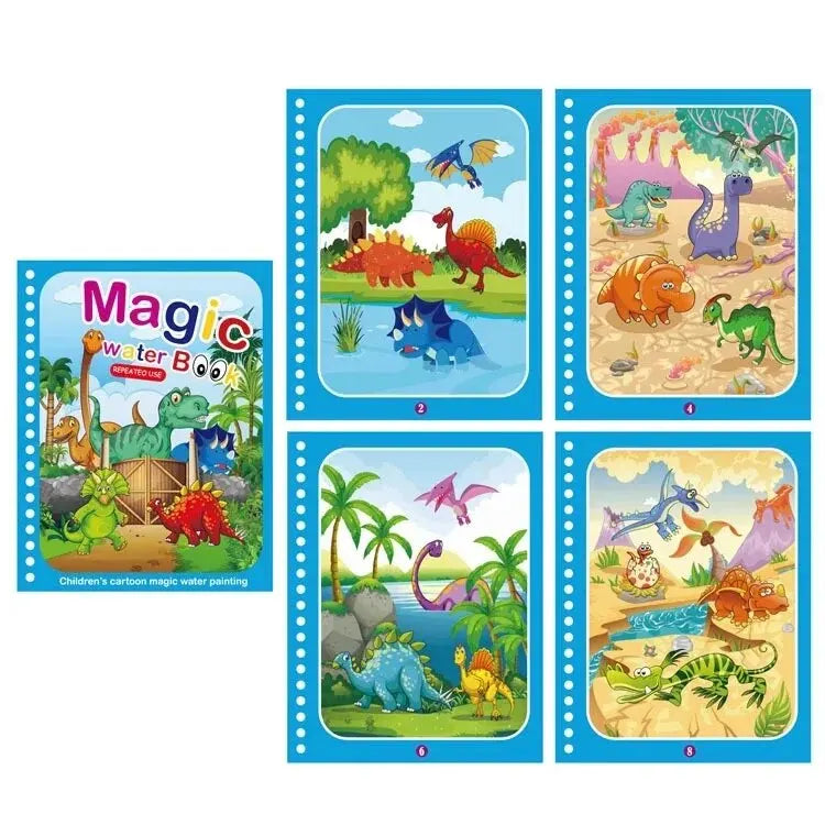 Magical Water Drawing Book – Reusable Montessori Coloring & Sensory Toy for Early Childhood Education