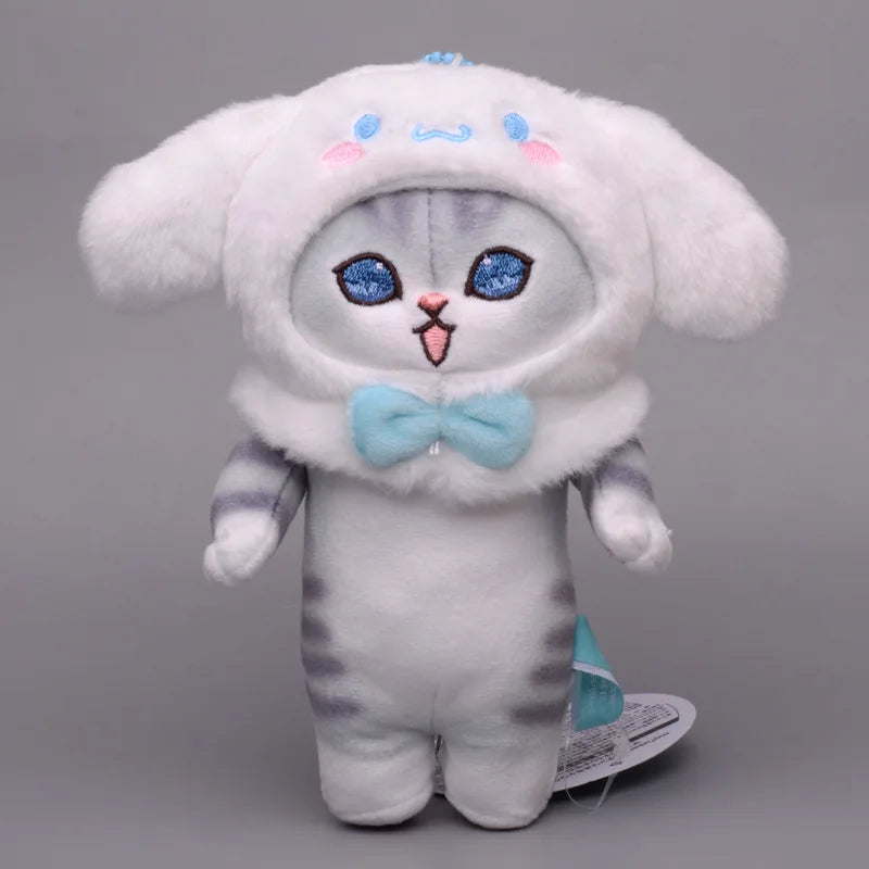 Cute Plush Shark Cat Keychain – Sanrio Kawaii Kuromi, Melody & Cinnamoroll Backpack Pendant Gift