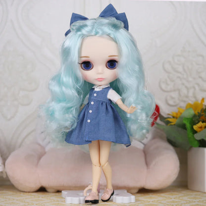 ICY DBS Blythe Doll 1/6 BJD Jointed Body — 30cm White Skin Anime Doll with Shiny & Matte Face, Special Price Gift Toy