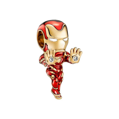 Fall New 925 Silver Plated MINISO Marvel Star Wars Rescuers Pendant Charm – Fits Original Pandora Bracelet, DIY Jewelry for Women