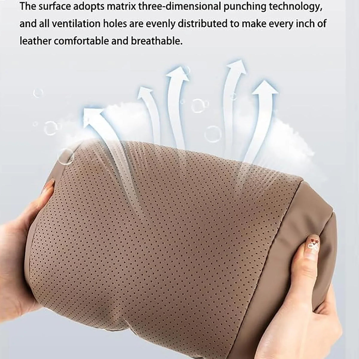 Universal 3D Car Seat Headrest Neck Pillow – Soft Fluffy Travel Neck Support Cushion Car Interior Accessory