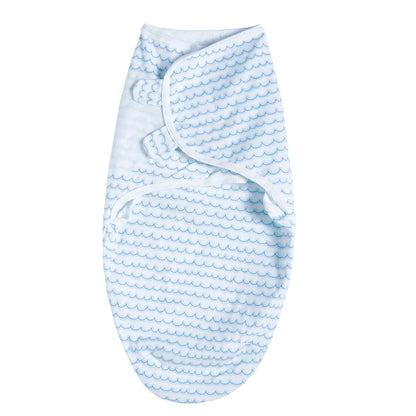 100% Cotton Newborn Swaddle Sleep Sack – Thick Infant Baby Wrap Cocoon Diaper Bag (INSULAR Summer)