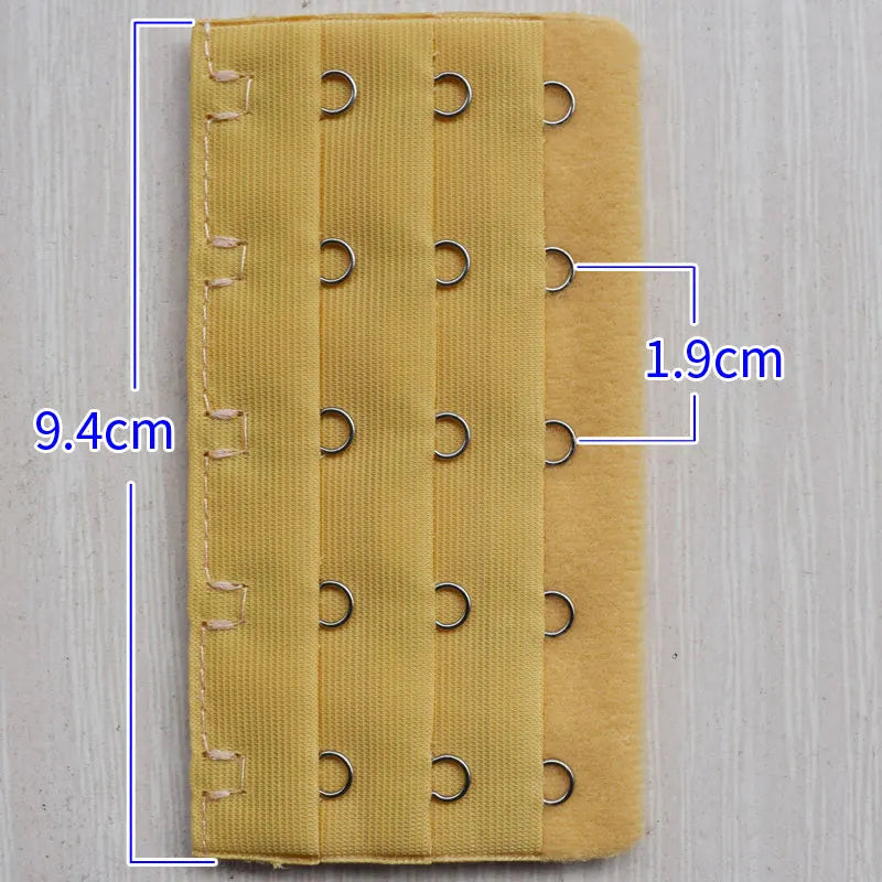 2PCS/4PCS Strap Extender Set – 3-Hook, 5-Row Adjustable Candy Color Bra Extenders for Women