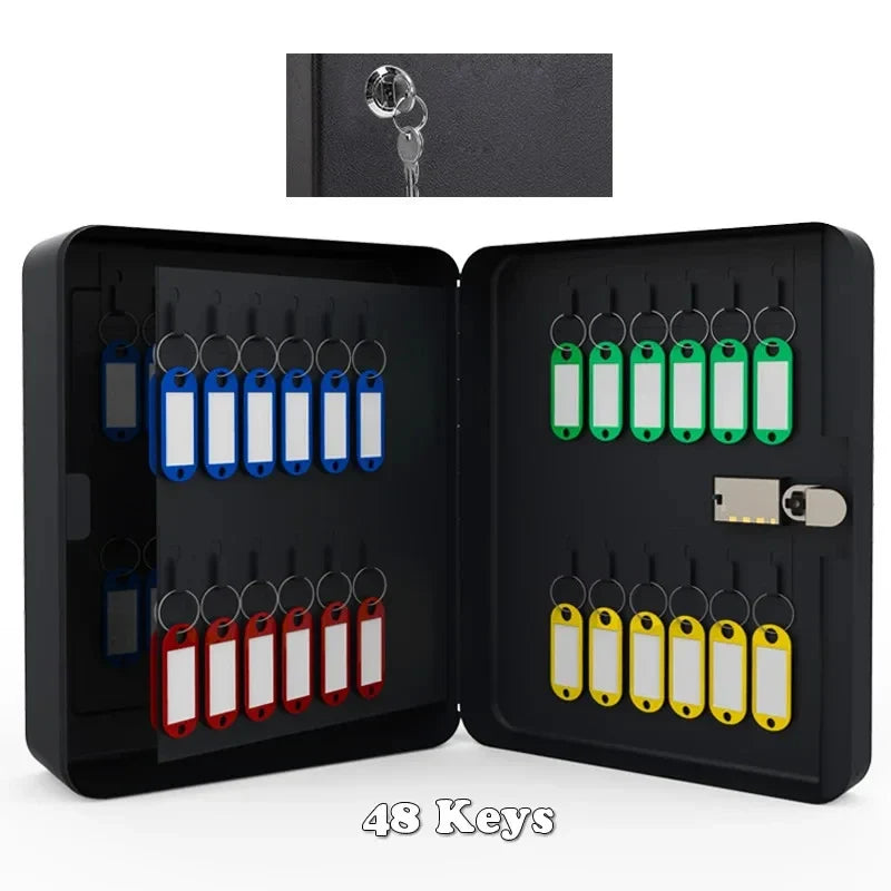Password Key Lock Box — Multi-Key Safe Organizer for Home, Office, Car, and Factory Use