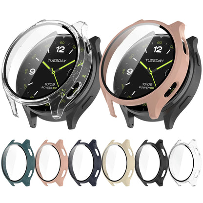 Xiaomi Watch 2 Screen Protector Case – All-Around Hard PC Bumper with Tempered Glass Protective Cover Accessories for Smartwatch