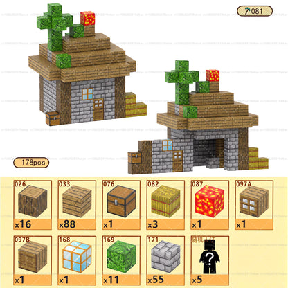 Magnetic Building Blocks – Mine World Magnet Cube STEM Toy for Kids 3+, DIY Montessori Sensory Model for Boys & Girls