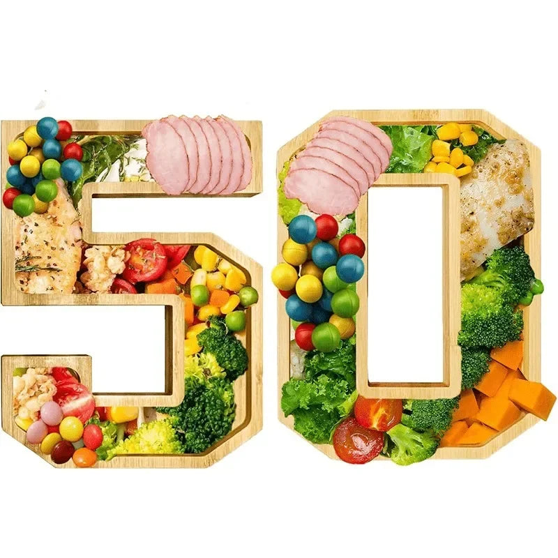 Digital Serving Tray – Fruit, Cheese & Vegetable Platter for Parties, Home Decor, and Xmas Gift