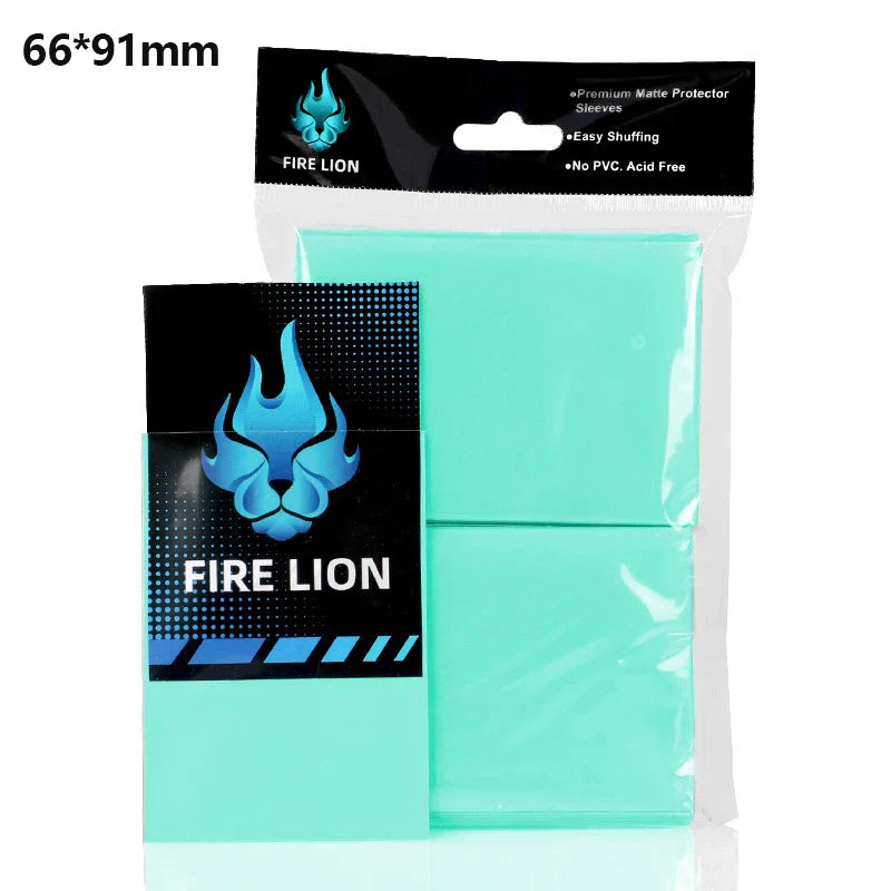 100PCS Matte Card Sleeves 66x91mm — Frosted Trading Card Protectors for MTG & TCG Game Cards