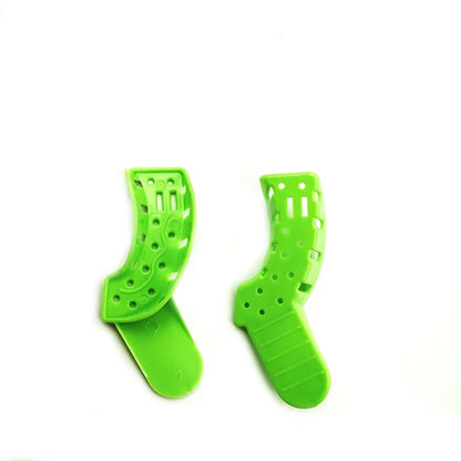 10Pcs Dental Implant Impression Trays Plastic Teeth Holders Plaster Mold Dental Lab Tools