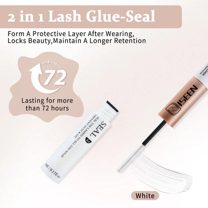 DIY Lash Extension Kit – Mixed Style Lash Clusters with Bond & Seal, Remover, Tweezers & Brush for Natural Volume & Salon-Style Eyelash Extensions