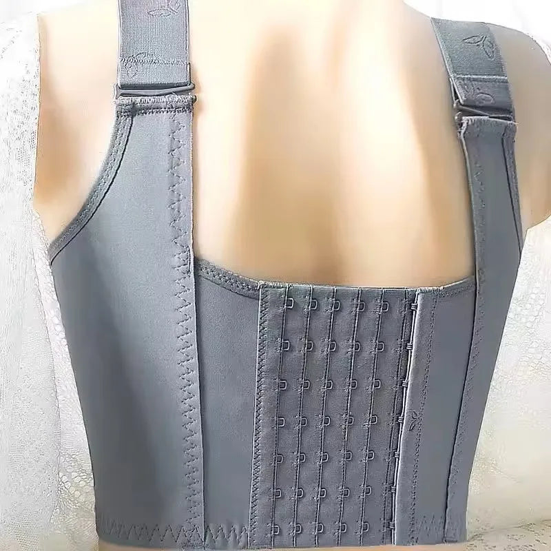 Wireless Push-Up Bra for Women – Full Coverage Adjustable Plus Size Lingerie (38-50 C-E)